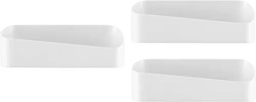SUNFICON Paquete de 3 unidades adhesivas para ducha montadas en la pared, organizador de estante de baño, estante de almacenamiento sin perforación,