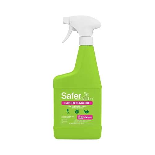 Safer Brand Garden Fungicida - Spray listo para usar, previene y controla el moho polvoriento, manchas negras, manchas foliares y óxido, listado