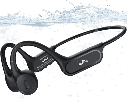 Auriculares de natación, auriculares Bluetooth 6.0 de conducción ósea, IP68 impermeable para natación, auriculares deportivos abiertos con modo MP3