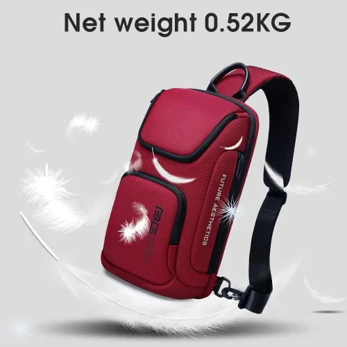 Miniatura 7 de BANGE Sling Bag, Waterproof Men's Chest Bag Shoulder bags Crossbody Sling Backpack for Men
