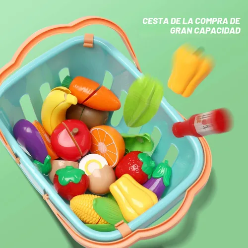 Miniatura 8 de CUTE STONE - Juguete de cocina de juego de roles con olla a presión de vapor y olla a presión y placa de inducción electrónica, utensilios de Blanco