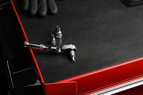 Miniatura 5 de ARES 42043 - Trinquete Compacto de Cabeza Flexible - Trinquete de Accionamiento de 1/4 de Pulgada de 72 Dientes - Construcción de Acero al Cromo
