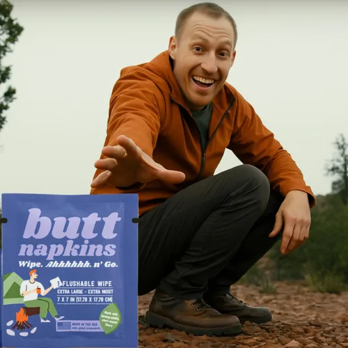 Miniatura 3 de Toallitas para el trasero – Toallitas húmedas para adultos lavables, 10 unidades individuales, tamaño para viajes, sin perfume a base de plantas