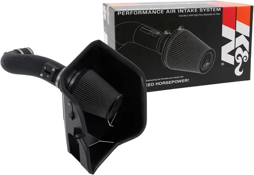 Miniatura 17 de K&N - sistema de admisión de aire frío: Alto rendimiento; aumenta los caballos de fuerza: Compatible con Chevrolet Silverado 1500 2019-2020; GMC