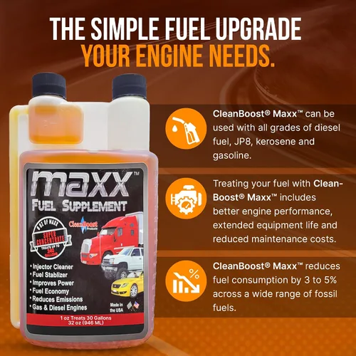 Miniatura 2 de CleanBoost® Maxx™ tratamiento de 32 onzas para nafta y combustible diésel, para 960 galones