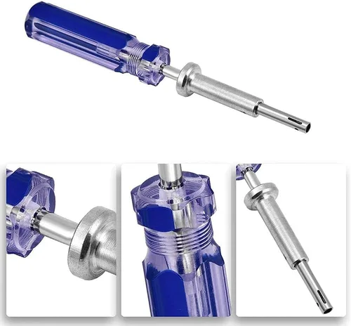 Miniatura 4 de Cable TV Terminator Tool 4 pulgadas+7 pulgadas CATV Cable bloqueo y desbloqueo Terminator Tool 75Ohm Cable TV antirrobo llave de bloqueo para cajas