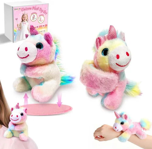 Miniatura 9 de Juguetes de peluche con imán de unicornio para el hombro, lindo regalo de peluche para niñas de 3 a 8 años, accesorios de disfraz, regalos para niños