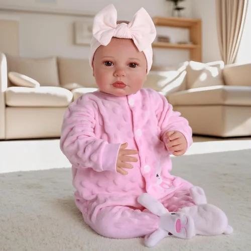 Miniatura 6 de BABESIDE Reborn Baby Doll Boy - Muñeca realista de vinilo suave de 20 pulgadas con cuerpo posable y accesorios, muñeca de bebé recién nacido