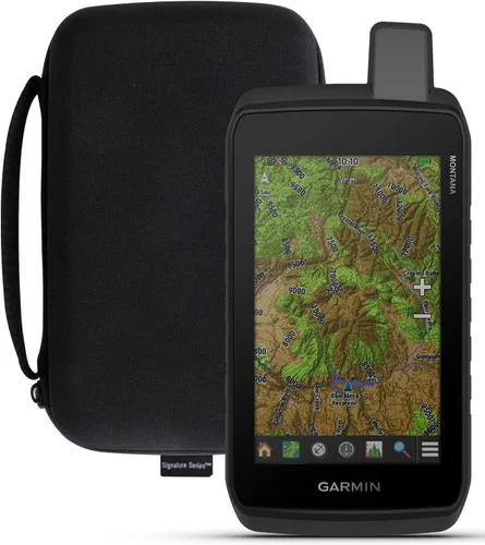 Garmin Montana 710 - Navegador de mano con GPS resistente | Pantalla táctil grande de 5 pulgadas compatible con guantes, imágenes satelitales, mapas