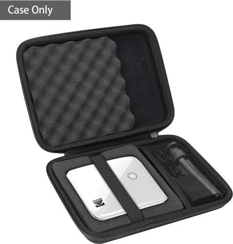 Miniatura 2 de khanka Funda rígida de viaje compatible con proyector de bolsillo Kodak Luma 150/350, proyector de película portátil, solo funda