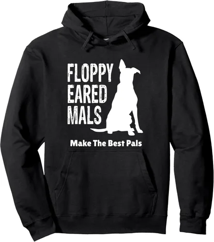 Floppy Eared Mals Make The Best Pals Belgian Malinois Sudadera con capucha