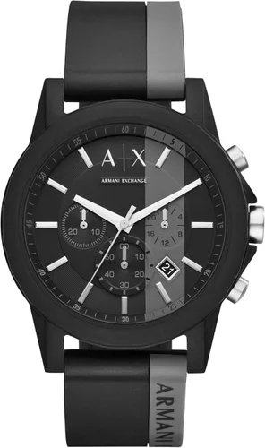 Miniatura 12 de Reloj cronógrafo Armani Exchange AX para hombre con correa de cuero, acero inoxidable o silicona