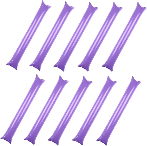 Miniatura 9 de 48 unidades de palitos de trueno para animar gruesos Bam Bam Cheerleading Noise Makers Globos para eventos deportivos, baile, baloncesto, fútbol