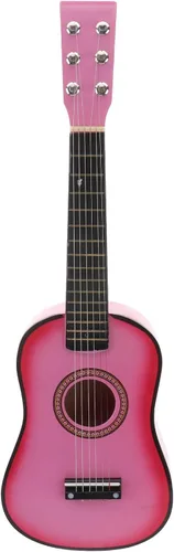 Kisangel - Guitarra acústica de madera de tilo de 23.11 pulgadas, 6 cuerdas, para principiantes, para niños de 5 a 9 años, instrumento musical para
