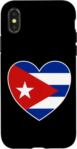 Miniatura 5 de iPhone 13 Pro Max I Heart Cuba - Divertida funda con bandera cubana