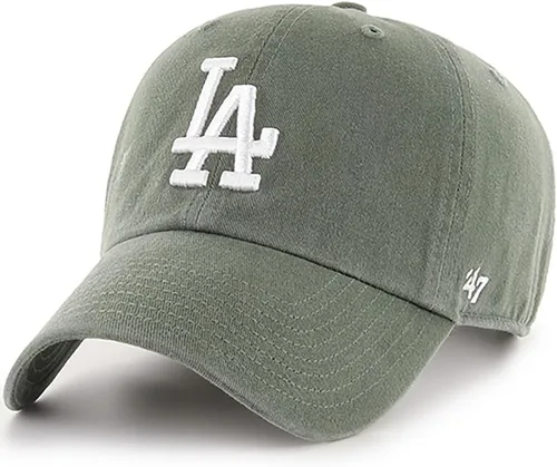 Miniatura 8 de 47 Brand MLB Moss Green Primary Logo Clean Up Adjustable Strap Baseball Cap Hat, Adult One Size Fits All