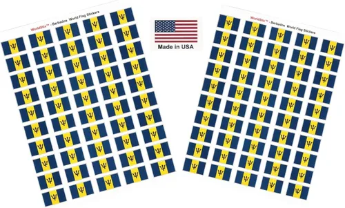 Miniatura 315 de 100 calcomanías de la bandera de Alaska; 1.5" x 1" hechas en Estados Unidos, calcomanías autoadhesivas de la bandera del estado para álbumes