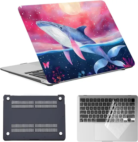 Miniatura 18 de Funda para laptop para MacBook Air de 11 pulgadas 2015 2014 2013 2012 2011 2010 A1465 A1370, diseño de plástico, duradero, protector de computadora