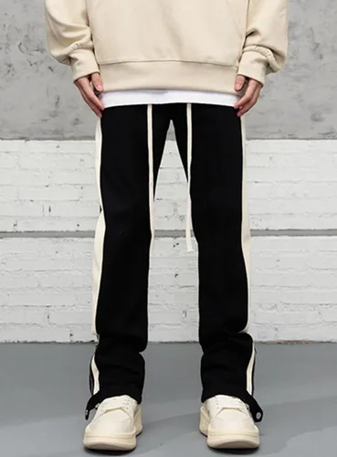 Miniatura 17 de Pantalones deportivos de gamuza sintética para mujer, pantalones de baile acampanados para hombre