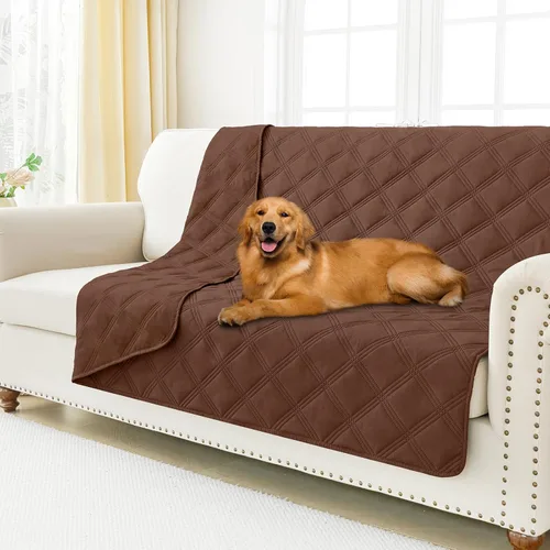 Miniatura 83 de Smiry Funda Impermeable para Cama de Perro, Manta Suave Reversible para Mascotas, Lavable a Prueba de Fugas para Gatos y Perros, Funda para Sofá