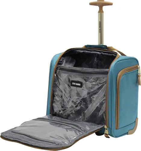 Miniatura 5 de Steve Madden Designer - Maleta de mano de 15 pulgadas, equipaje de viaje de negocios para fin de semana, ligera con 2 ruedas giratorias, bolsa