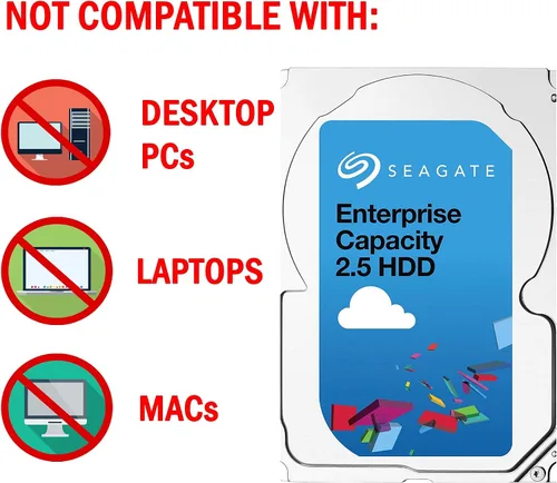 Miniatura 2 de Seagate ST1000NX0453 - Disco duro Seagate 1TB 2.5" SAS 7.2K 12Gb/s