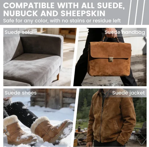 Miniatura 6 de Protector de zapatos en aerosol impermeable y repelente de manchas, cuidado de zapatos para zapatos y ugs de gamuza, piel de oveja, nubuck, botas