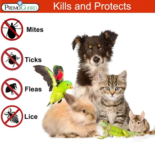Miniatura 3 de Premo Guard Spray protector para mascotas, 32 onzas, mata ácaros, pulgas, garrapatas y mosquitos, para perros, gatos y el hogar, aceites naturales a