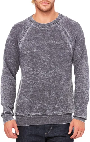 Miniatura 13 de Bella Canvas Sudadera de forro polar de esponja con cuello redondo (3901), Gris oscuro (Dark Grey Marble Fleck), M