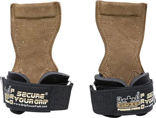Miniatura 9 de Lifting Grips PRO Guantes de Peso de Servicio Pesado Correas de Barra de Gimnásticos Alternativa a Ganchos de Potencia Peso Muerto Muñequera Piel