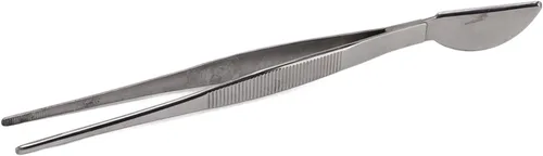 Miniatura 9 de Fdit Pinzas para bonsái de acero inoxidable, pinzas de jardinería para plantas, mango largo, herramienta de bonsái de jardinería, pinzas largas