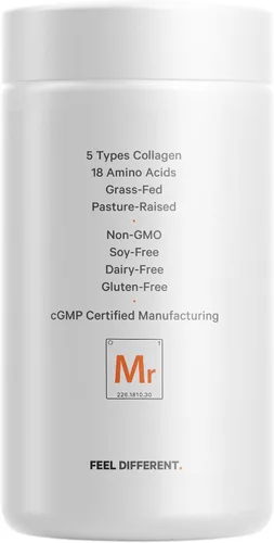 Miniatura 8 de Codeage Proteína de colágeno múltiple + suplemento de cápsulas orgánicas de superalimentos de verduras crudas, 21 frutas y verduras, péptidos