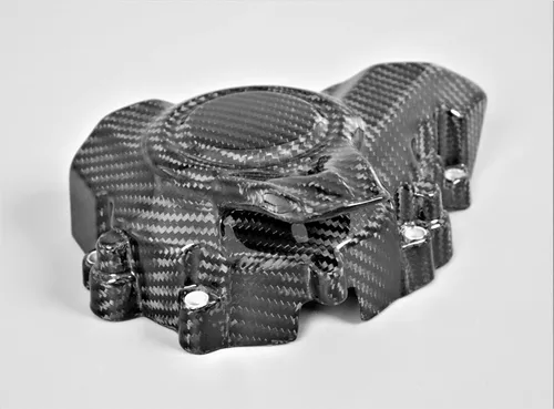 Miniatura 3 de Cubierta de piñón de fibra de carbono para Kawasaki Z900 2017-2023