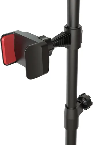 Miniatura 4 de Mount Plus TB-F01 Soporte de trípode de piso de cuello de cisne con rueda para iPhone, iPad, iPad Pro y otras tabletas tamaño 9" a 15" con rotación