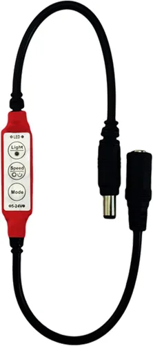 Miniatura 2 de Kit de luz LED roja con control de efectos para llama parpadeante que brilla intensamente accesorios de fuego de 12 voltios CC con enchufe de cable
