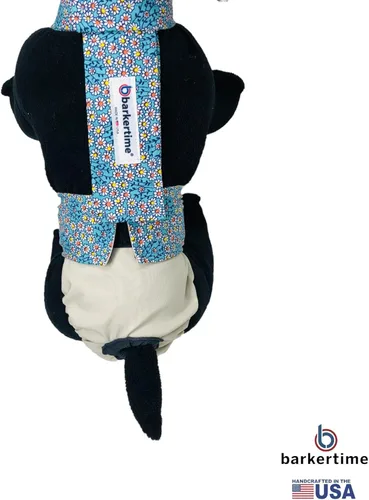 Miniatura 3 de Pañal para perro color crema escarchada, talla S, sin agujero para la cola, fabricado en Estados Unidos