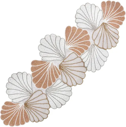 Miniatura 20 de Camino de mesa con cuentas de 36 pulgadas de diseño elegante infinito - Decoración de mesa para bodas, fiestas, días festivos, regalos y uso diario