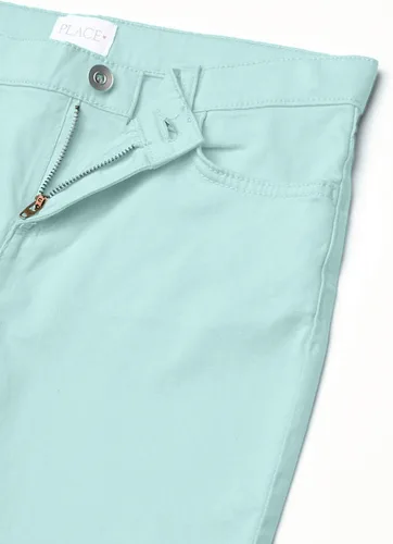 Miniatura 3 de The Children's Place Pantalones cortos skimmer con puños enrollables para niñas