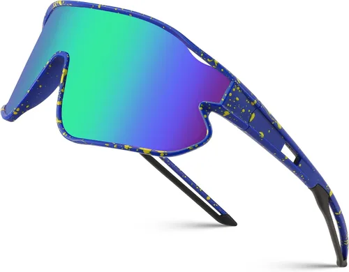 FEISEDY Gafas de sol unisex para jóvenes, gafas de sol de béisbol y tenis, UV400 deportivas para niños y niñas, pantallas de ciclismo B4064