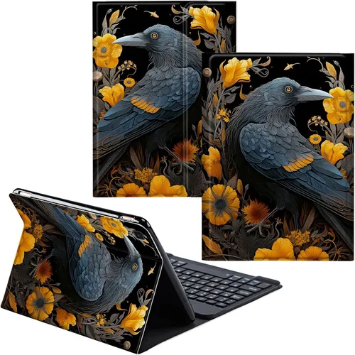 Miniatura 42 de Para Samsung Galaxy Tab S6 Lite Funda 2022/2020 Teclado Inalámbrico Desmontable Y Cubierta De Soporte De Cuero PU Funda Protectora Para Samsung