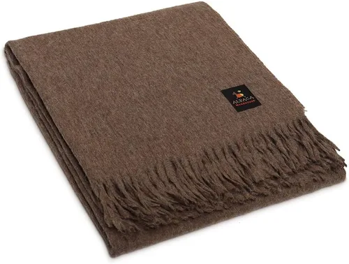 Miniatura 19 de Superfine - Manta de lana de alpaca – Manta ligera de lana merino de alpaca para uso en interiores o exteriores Manta de lana de alpaca peruana