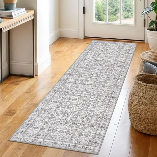 Miniatura 9 de SIILOOM Alfombra antideslizante de pasillo moderna de 2 x 5, súper suave, para pasillos, decoración para cocina, alfombras para pasillos sin 2-Verde
