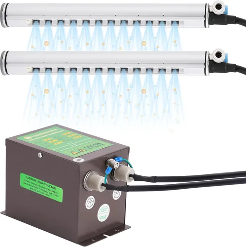 YUCHENGTECH Barra de aire ionizante de 31.5 in, barra ionizante antiestática, eliminador estático, descargador, barra de aire antiestática,