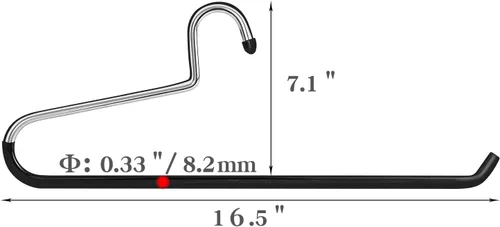 Miniatura 2 de Perchas para Mantas Perchas para Cortinas Resistentes que Ahorran Espacio Antideslizantes - Ideales para Colchas, Sacos de Dormir, Edredones