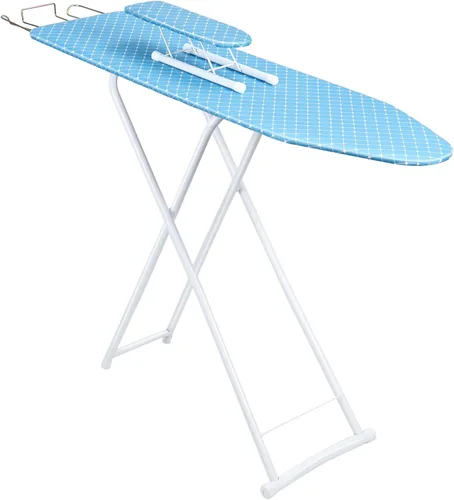 Miniatura 12 de Tabla de planchar plegable de tamaño completo, plegable para el hogar y tabla de planchar extendida en el exterior con cubierta resistente al calor