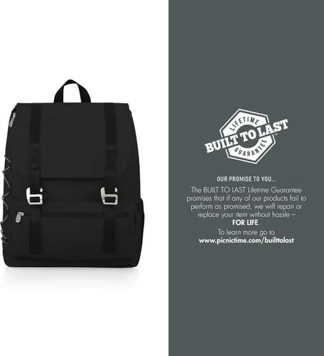 Miniatura 5 de ONIVA – una marca Picnic Time – OTG Traverse Mochila Cooler, Mochila de enfriamiento suave, mochila de senderismo (negro)