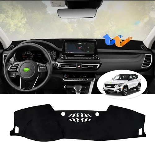 Miniatura 25 de Autorder Cubierta de salpicadero para Hyundai Sonata 2006 2007 2008 Accesorios Cubierta de tablero Actualización de franela Dash Mat Parasol