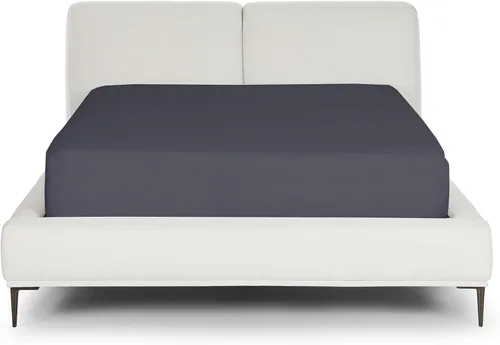 Miniatura 5 de Sábana bajera flexible de tamaño King para cama de número de sueño, 1 pieza, sábana bajera de media división tamaño King – Desglose de 34 pulgadas