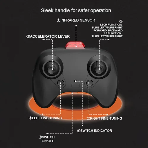 Miniatura 9 de GoolRC Helicóptero de control remoto, helicóptero RC de 3.5 canales con giroscopio para principiantes, avión RC volador para interiores y exteriores