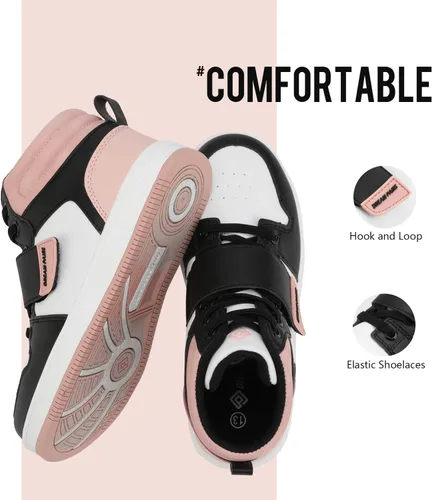 Miniatura 3 de DREAM PAIRS Tenis de baloncesto para niños y niñas